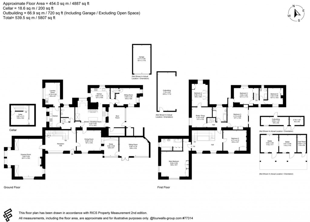 Floorplans For Compton Abdale, Gloucestershire