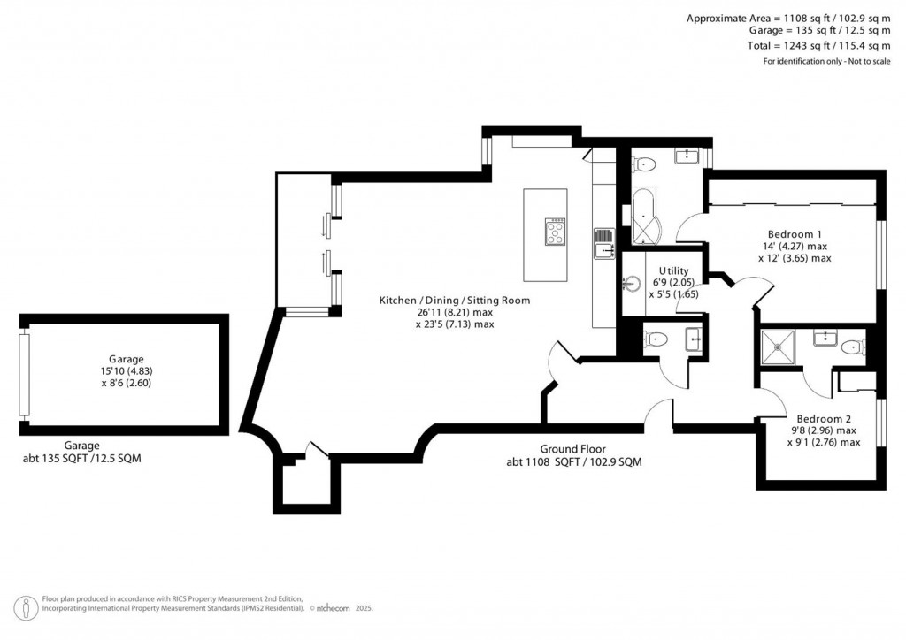 Floorplans For Spicer Road, Exeter
