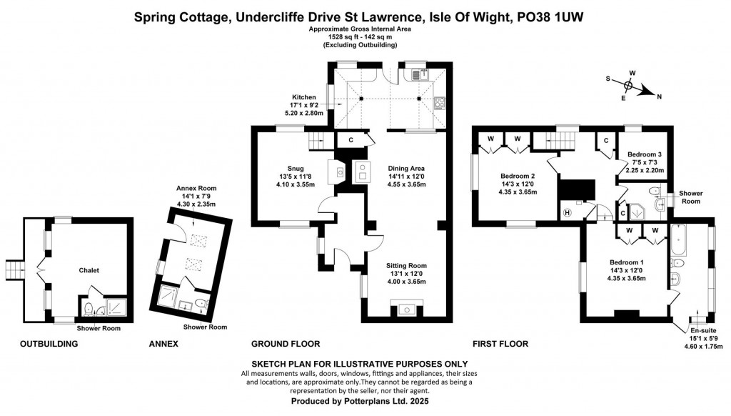 Floorplans For St. Lawrence, Isle of Wight