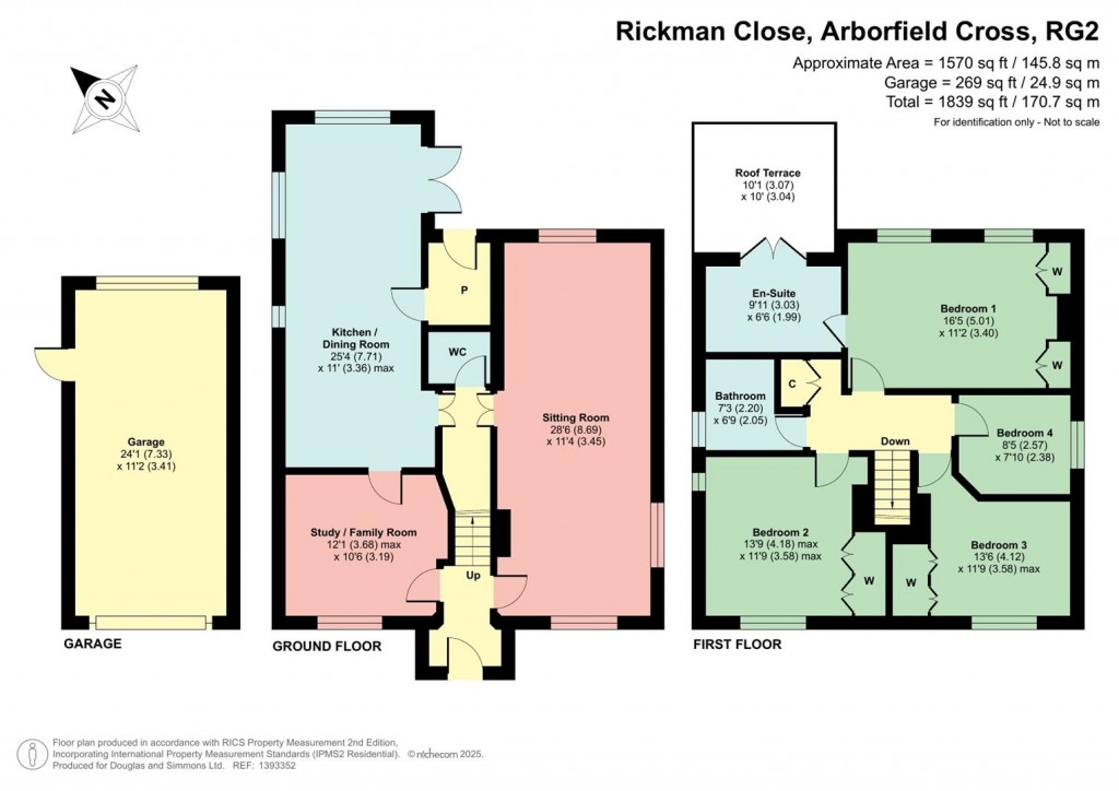 Floorplans For Rickman Close, Arborfield Cross, Reading