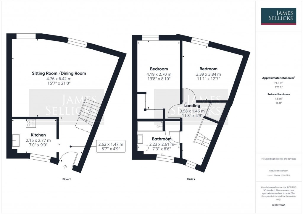 Floorplans For Mowsley Road, Husbands Bosworth, Lutterworth
