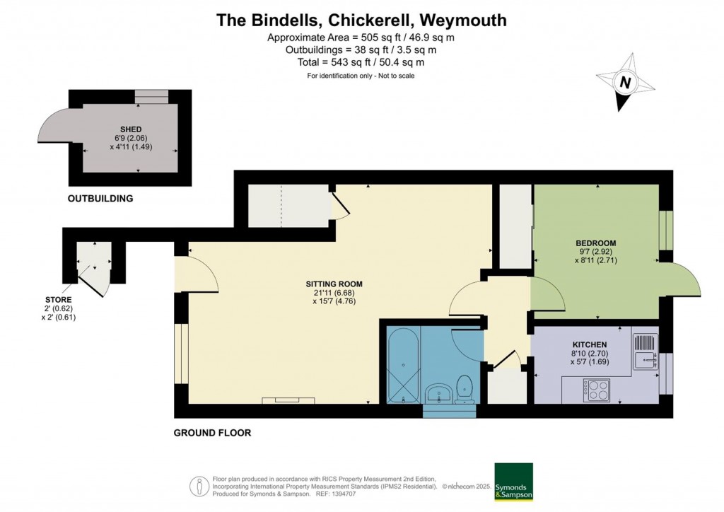 Floorplans For The Bindells, Chickerell, Weymouth
