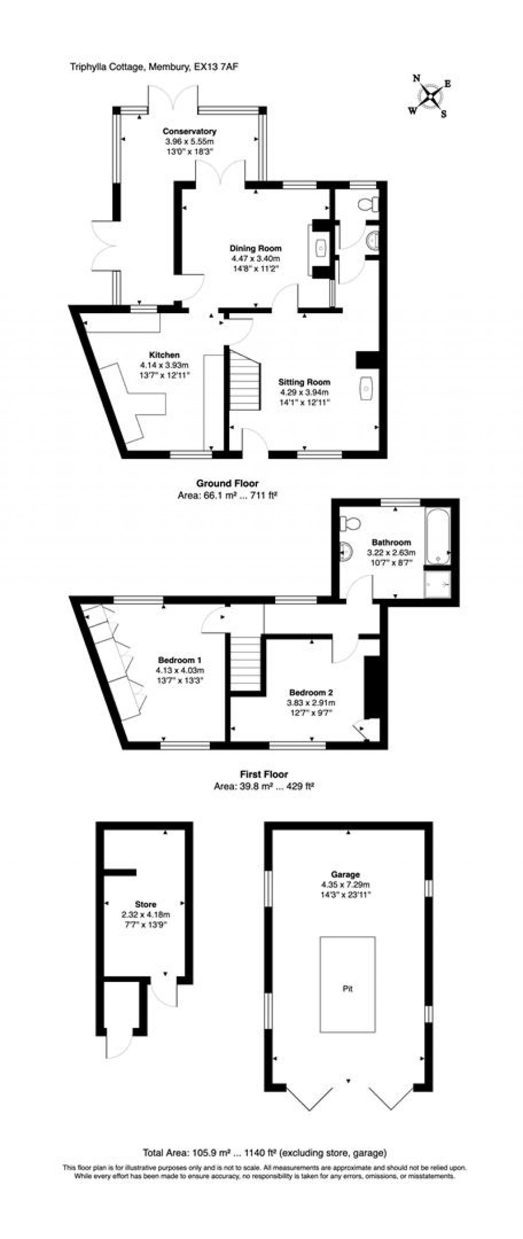 Floorplans For Membury, Axminster