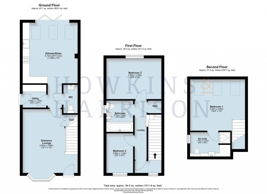 Floorplans For Range Road, Ashby-De-La-Zouch, LE65