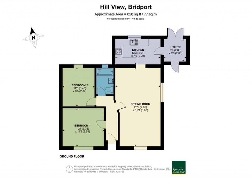 Floorplans For Hill View, Bridport