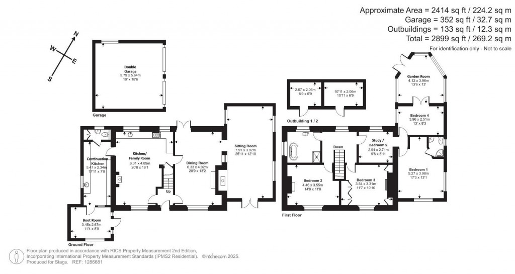 Floorplans For Sydenham, Lewdown, West Devon