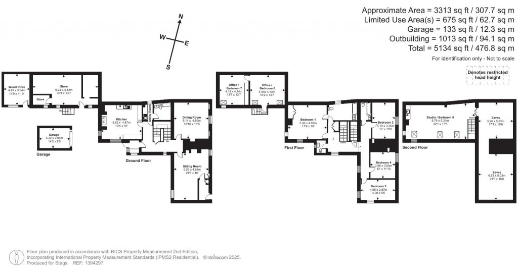 Floorplans For Market Street, Abbotsbury, Weymouth