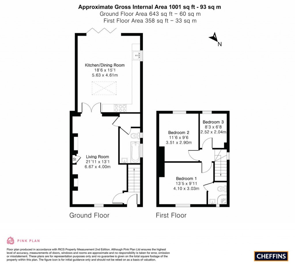 Floorplans For Scotland Road, Cambridge