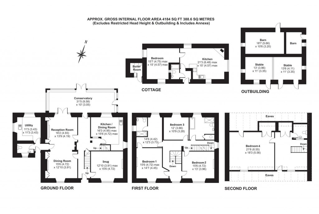 Floorplans For Branscombe, Seaton