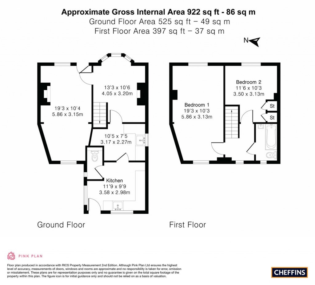 Floorplans For Holt Fen, Little Thetford, Ely