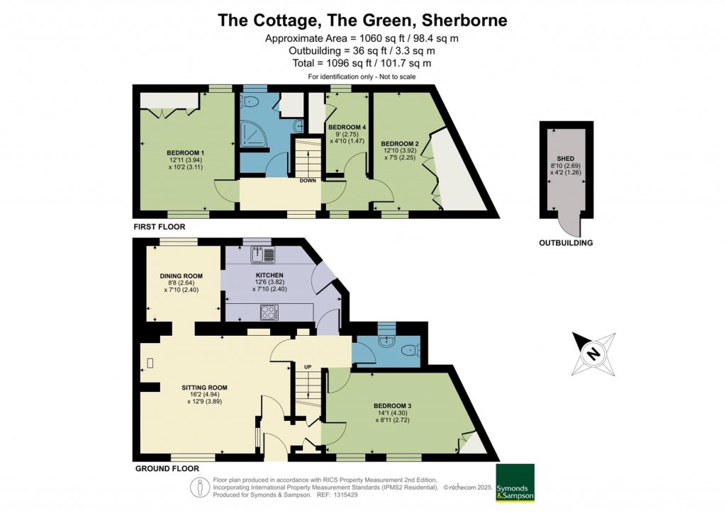 Floorplans For The Green, Sherborne, Dorset