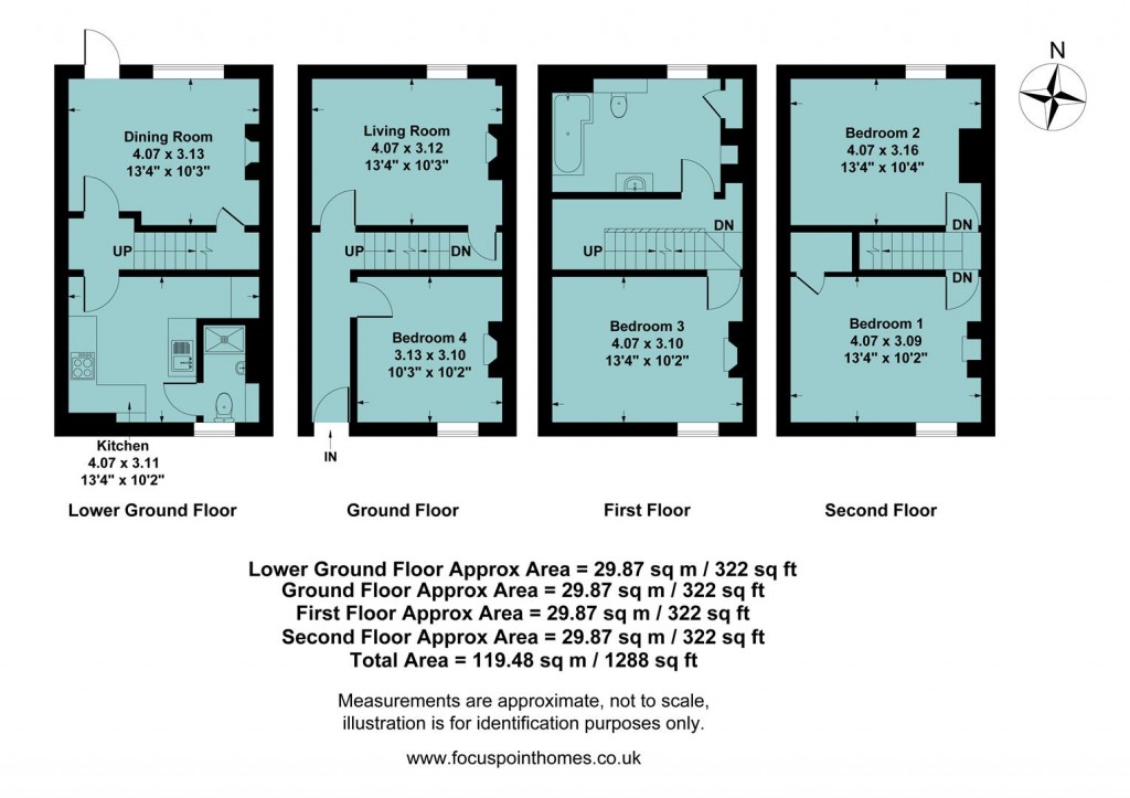 Floorplans For Broughton Road, Banbury