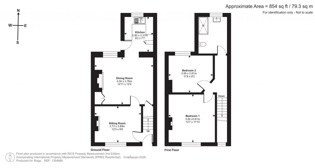 Floorplans For Shobrooke, Crediton