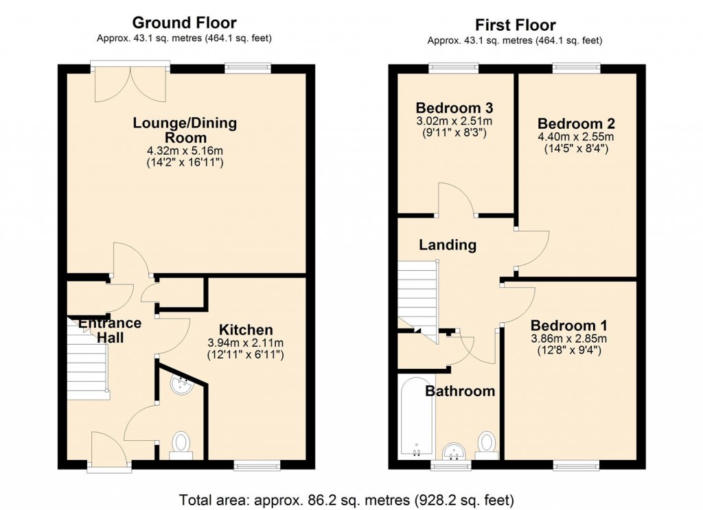 Floorplans For Primrose Drive, Red Lodge