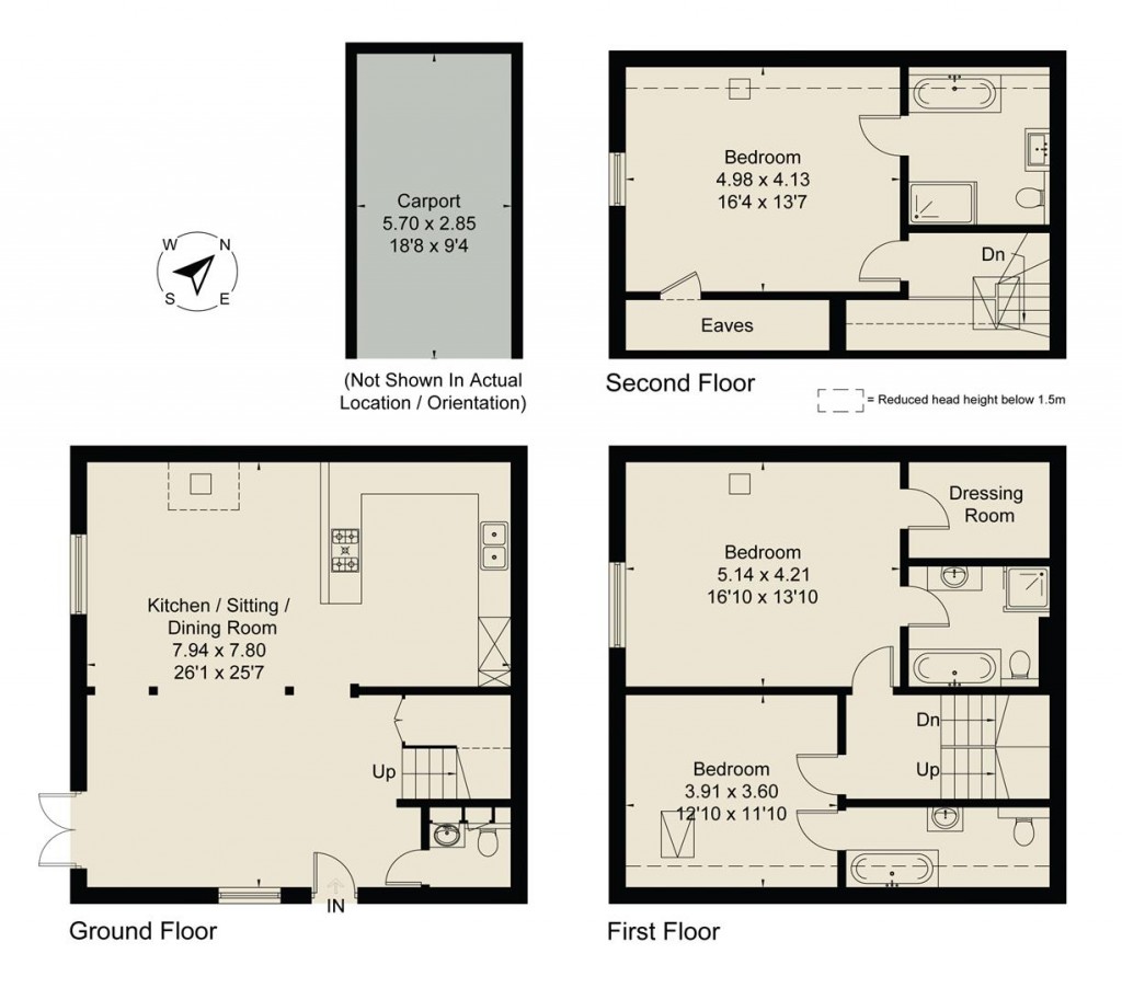 Floorplans For Churchill, Oxfordshire