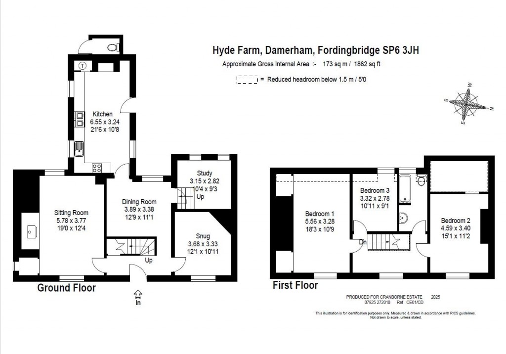 Floorplans For Damerham, Fordingbridge