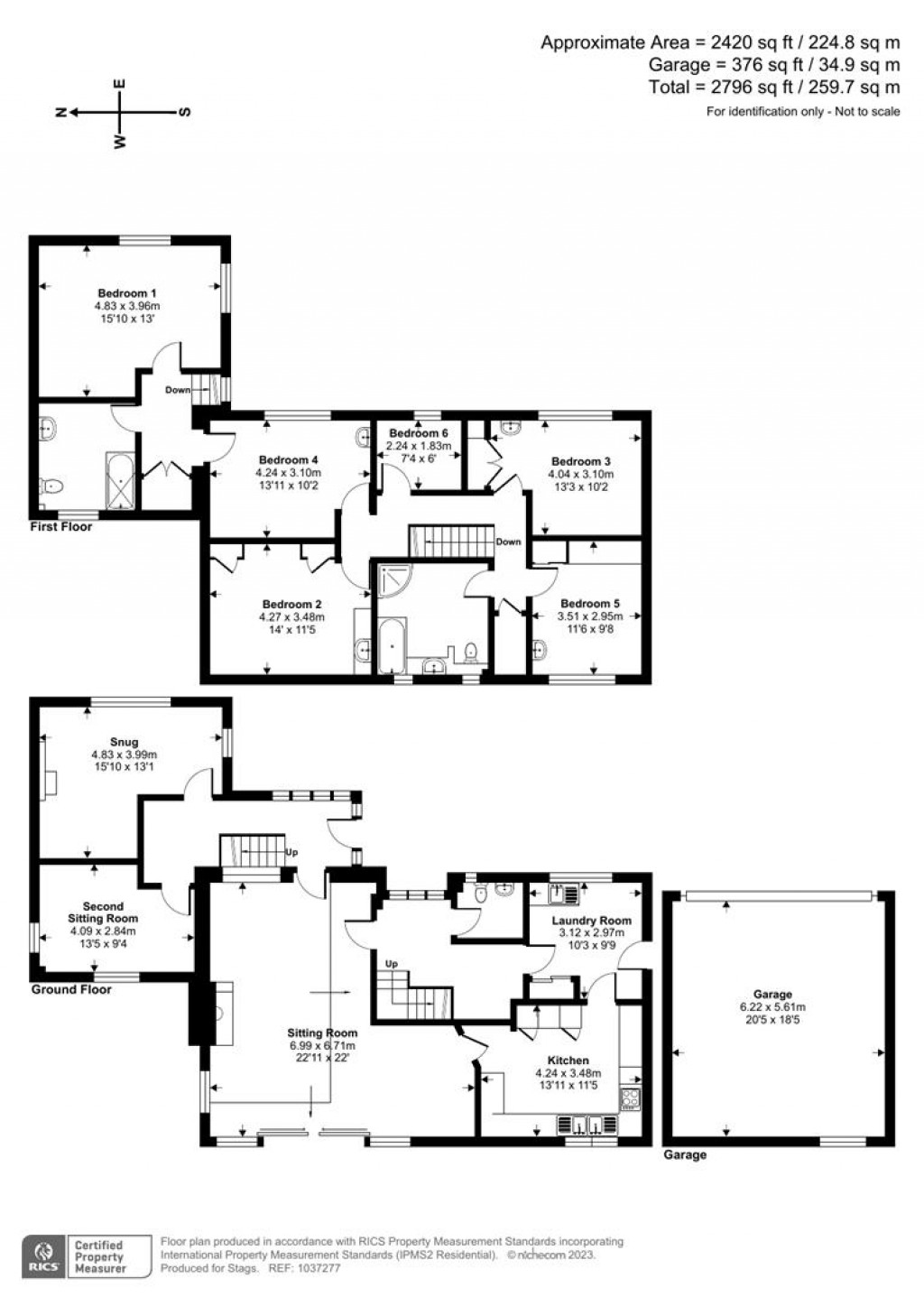 Floorplans For Beercrocombe, Taunton