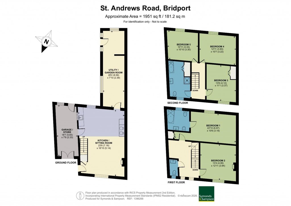 Floorplans For St. Andrews Road, Bridport