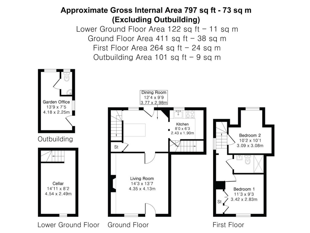 Floorplans For Belmont Hill, Newport, Saffron Walden