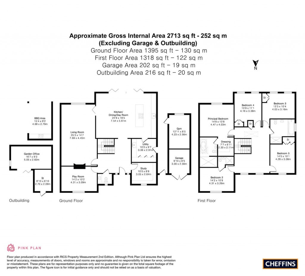 Floorplans For West Road, Gamlingay, Sandy