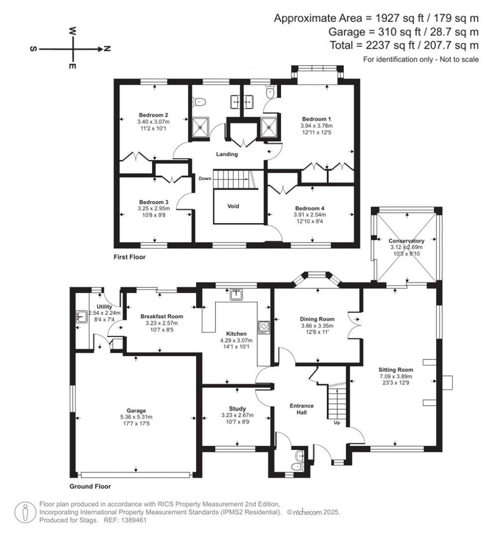 Floorplans For 4 Farthings Rise, Plymtree, Cullompton