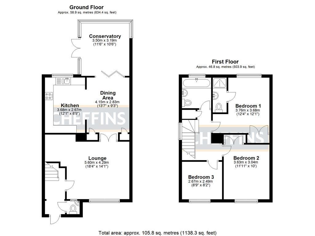Floorplans For Chewells Close, Haddenham, Ely