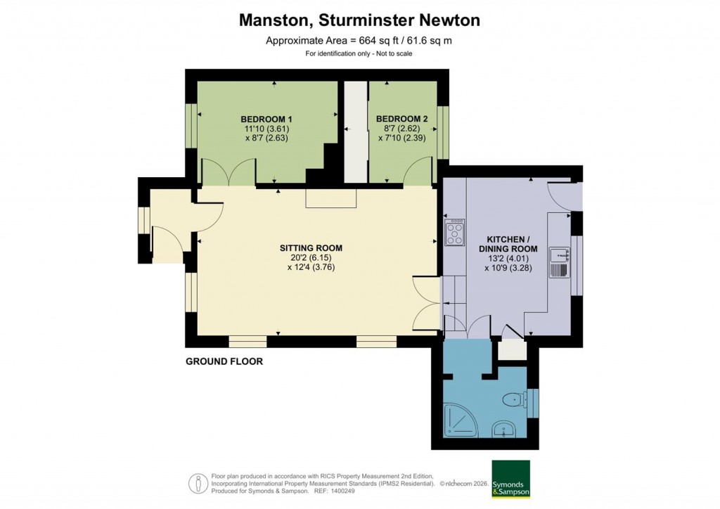 Floorplans For Manston, Sturminster Newton, Dorset