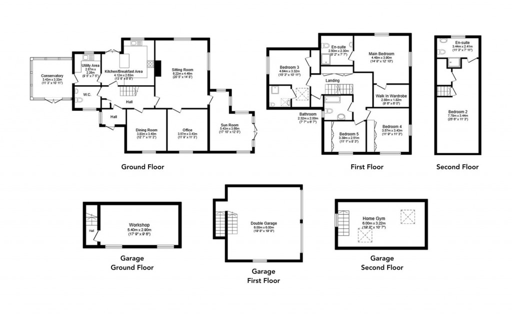 Floorplans For Manor Green, Ketton, Stamford
