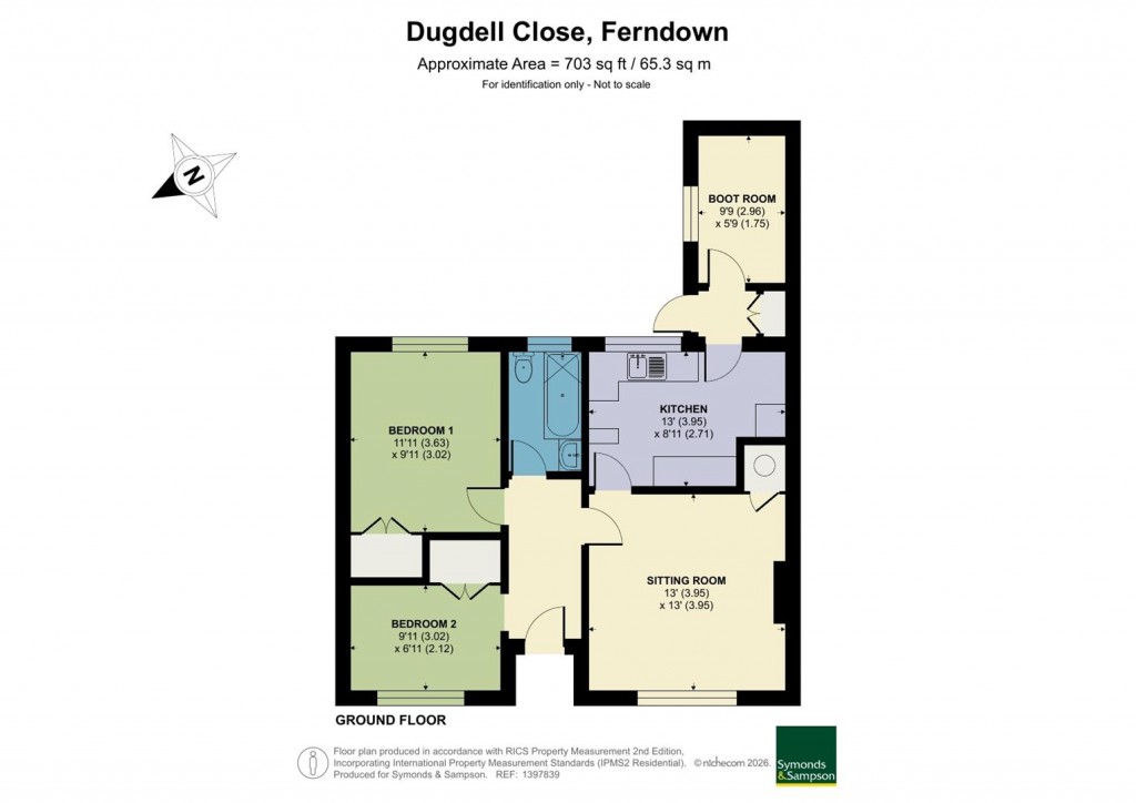 Floorplans For Dugdell Close, Ferndown