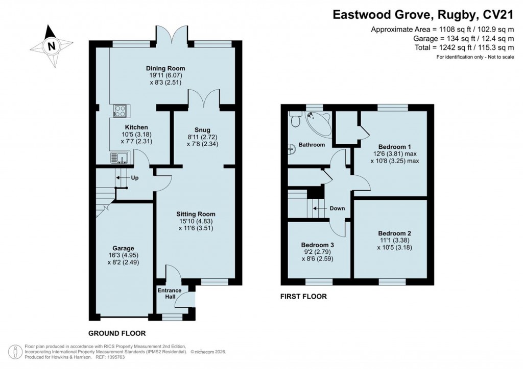 Floorplans For Eastwood Grove, Rugby, CV21
