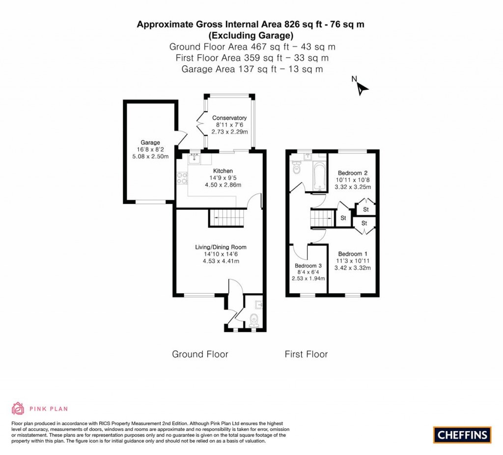 Floorplans For Briars End, Witchford, Ely