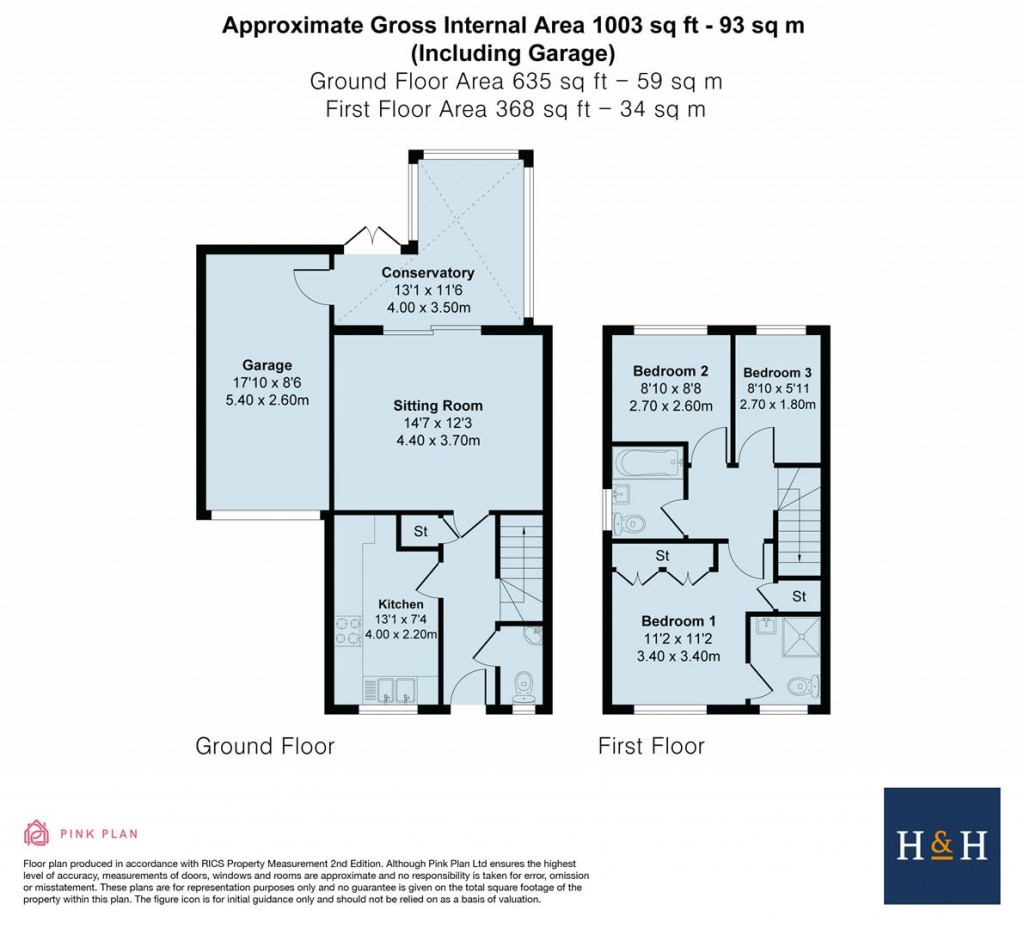 Floorplans For 12, Naseby Drive, Lang Farm, Daventry NN11