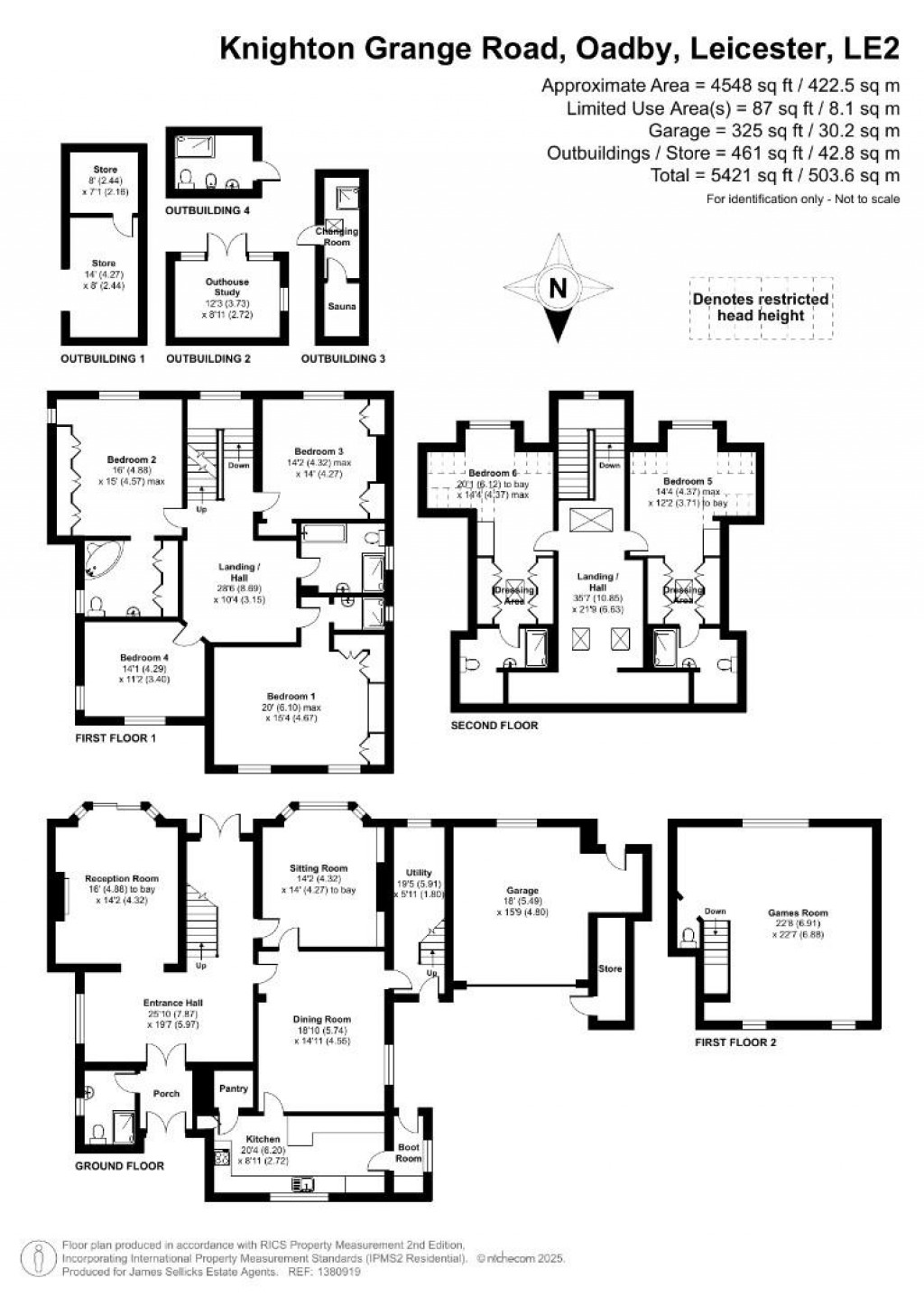 Floorplans For Knighton Grange Road, Oadby, Leicestershire