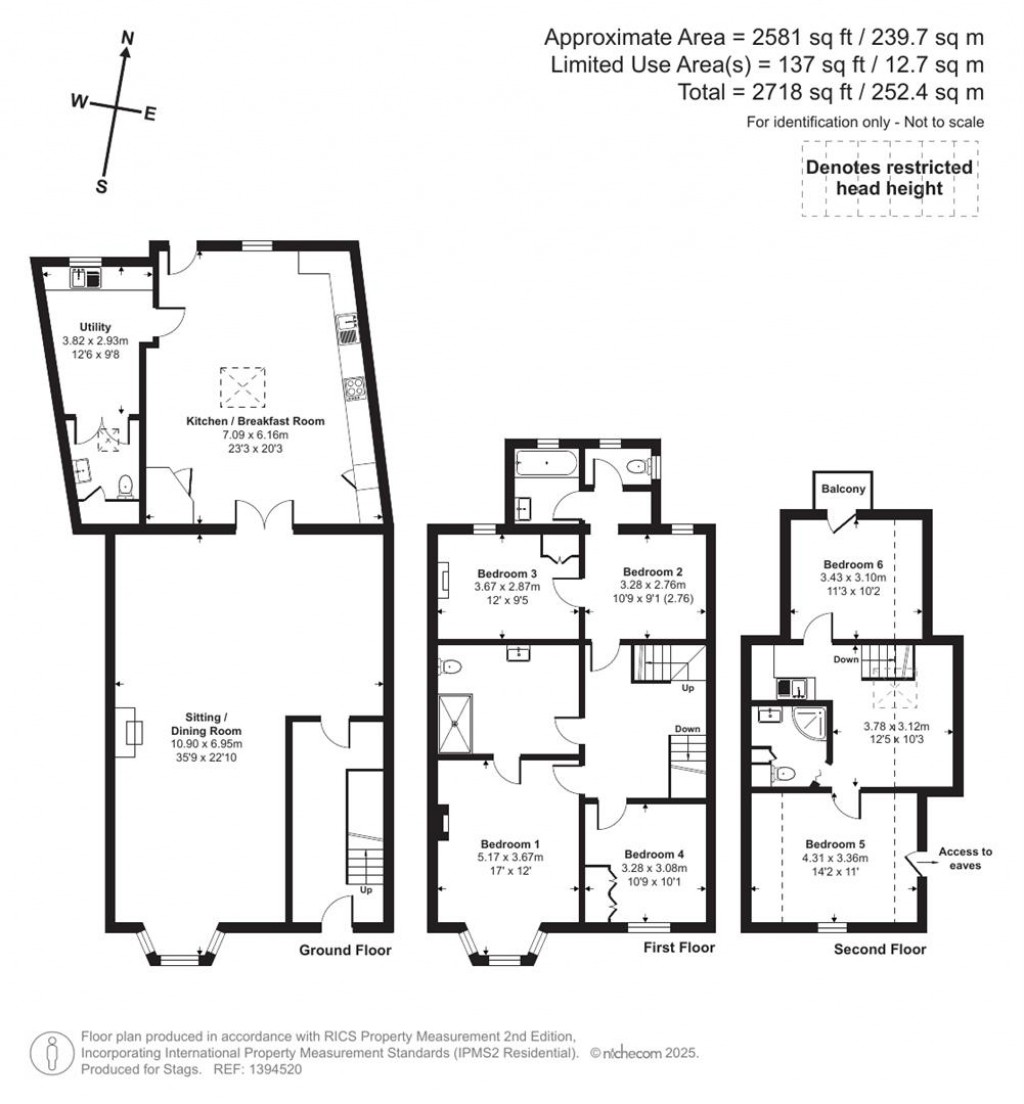 Floorplans For The Street, Charmouth, Bridport
