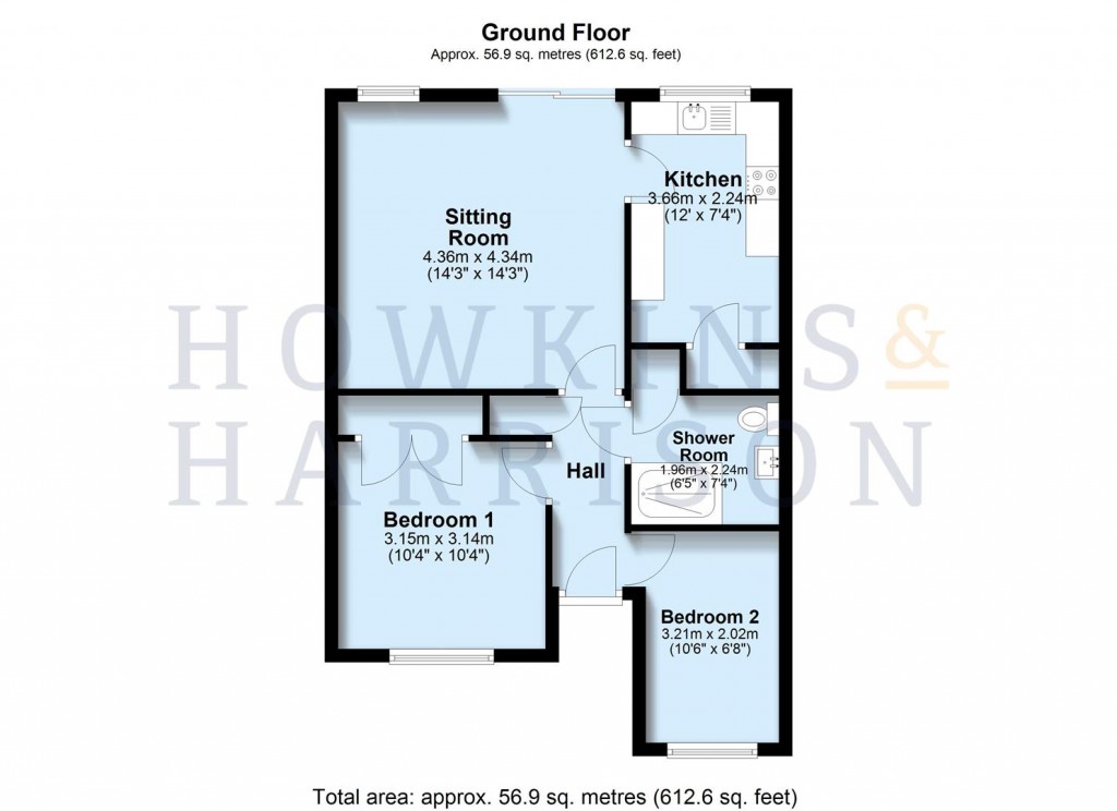 Floorplans For Warwick Way, Ashby-De-La-Zouch, LE65