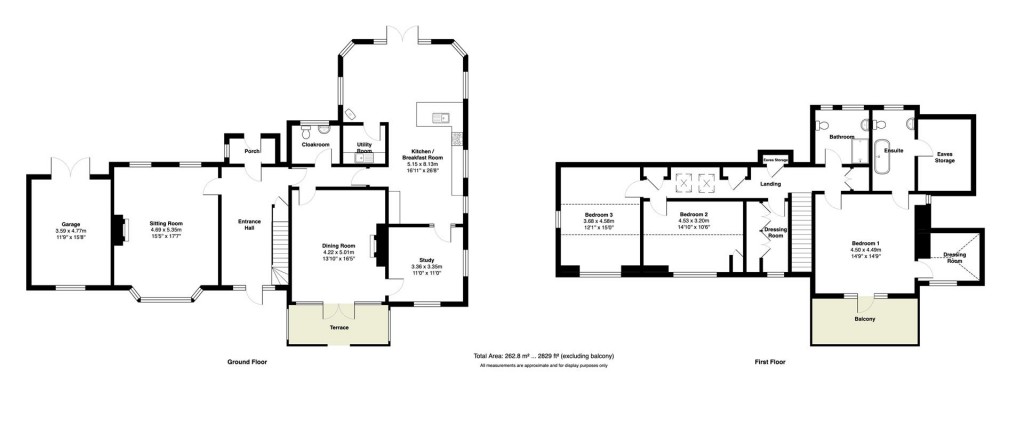 Floorplans For Moor Court Close, Sidmouth