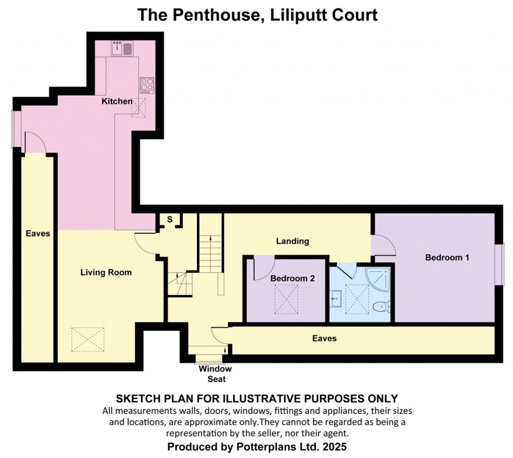 Floorplans For Totland Bay, isle of Wight