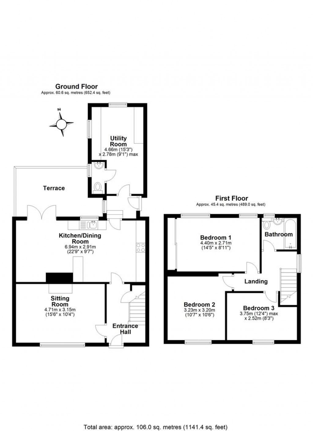 Floorplans For Kingsale Road, Salcombe