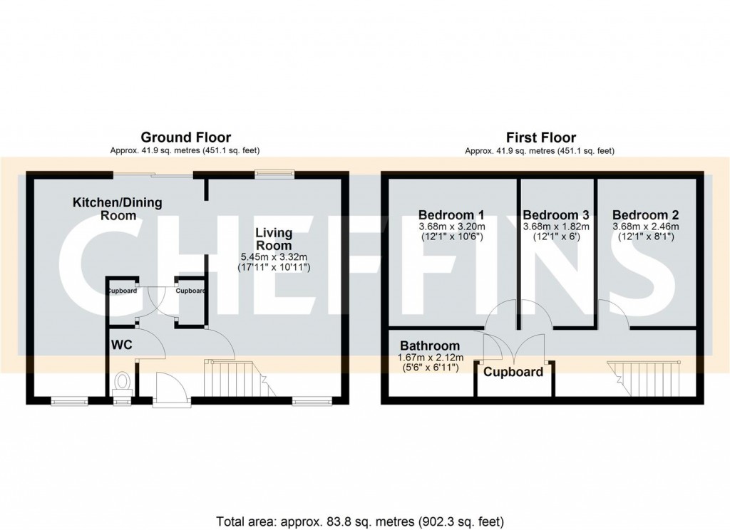 Floorplans For Ovington Place, Haverhill