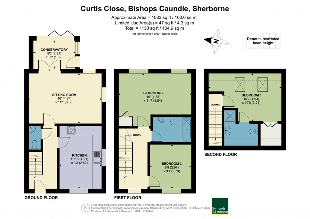 Floorplans For Curtis Close, Bishops Caundle, Sherborne