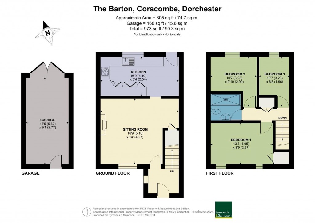 Floorplans For The Barton, Corscombe, Dorchester