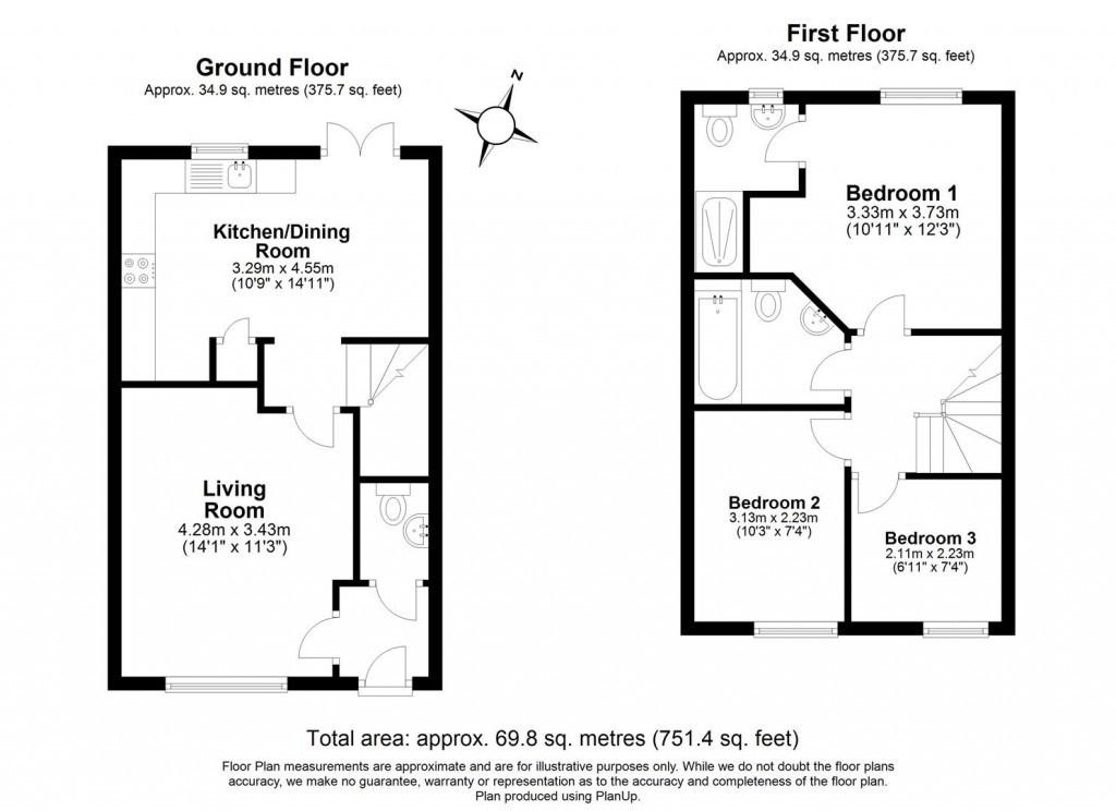 Floorplans For Chepstow Court, Barleythorpe, Rutland