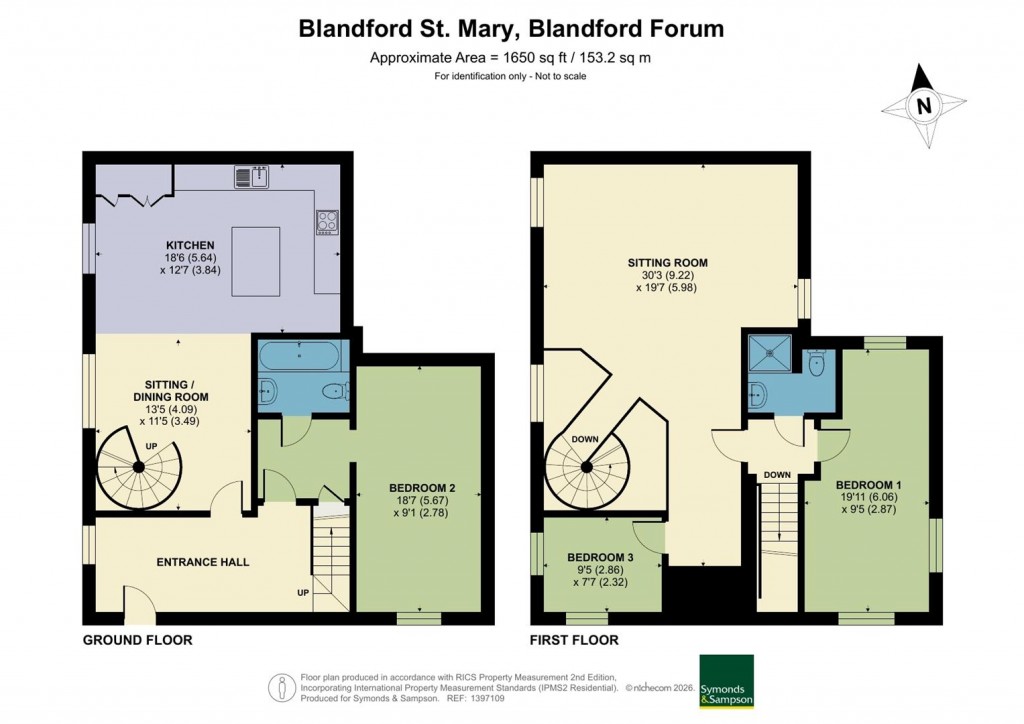 Floorplans For The Maltings, Blandford St. Mary, Blandford Forum