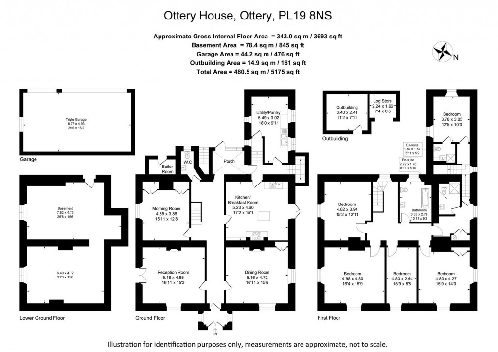 Floorplans For Ottery, Tavistock Hamlets, West Devon