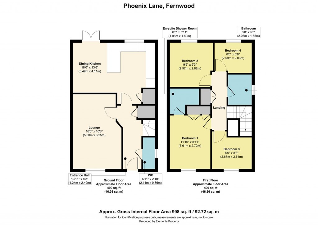 Floorplans For Phoenix Lane, Fernwood, Newark