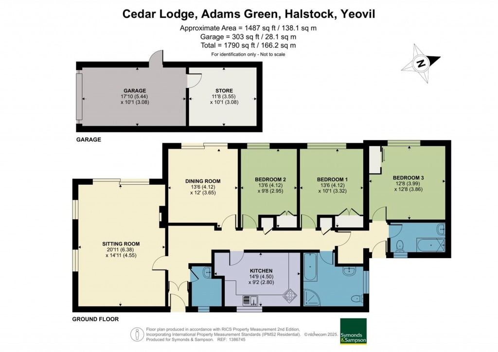 Floorplans For Adams Green, Halstock, Dorset