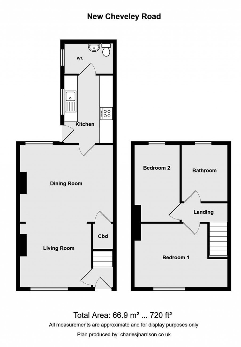 Floorplans For New Cheveley Road, Newmarket