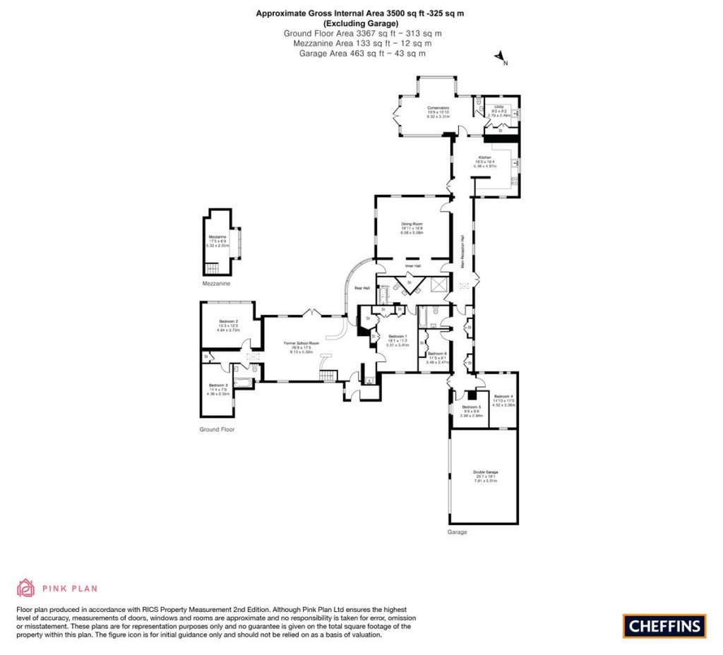 Floorplans For Church Lane, Balsham, Cambridge