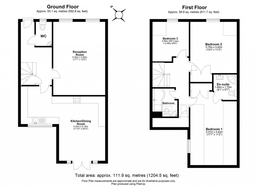 Floorplans For Braunston Road, Oakham