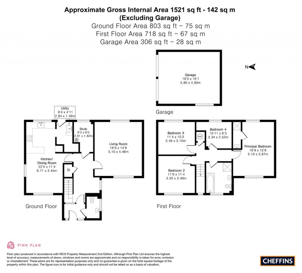 Floorplans For The Slade, Witcham, Ely